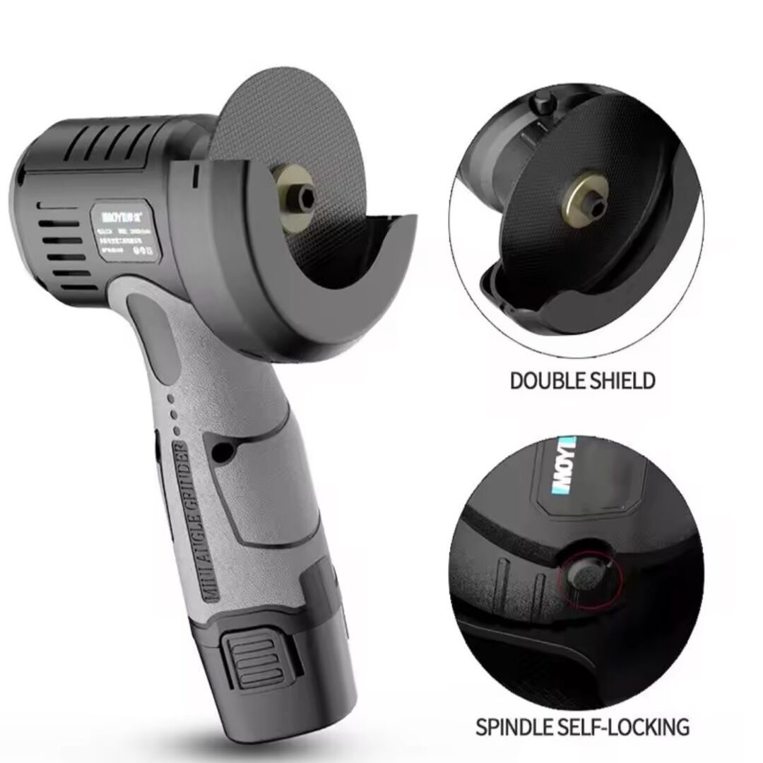 PowerGrind | 12V Draadloze Mini Haakse Slijper met 15.000 RPM