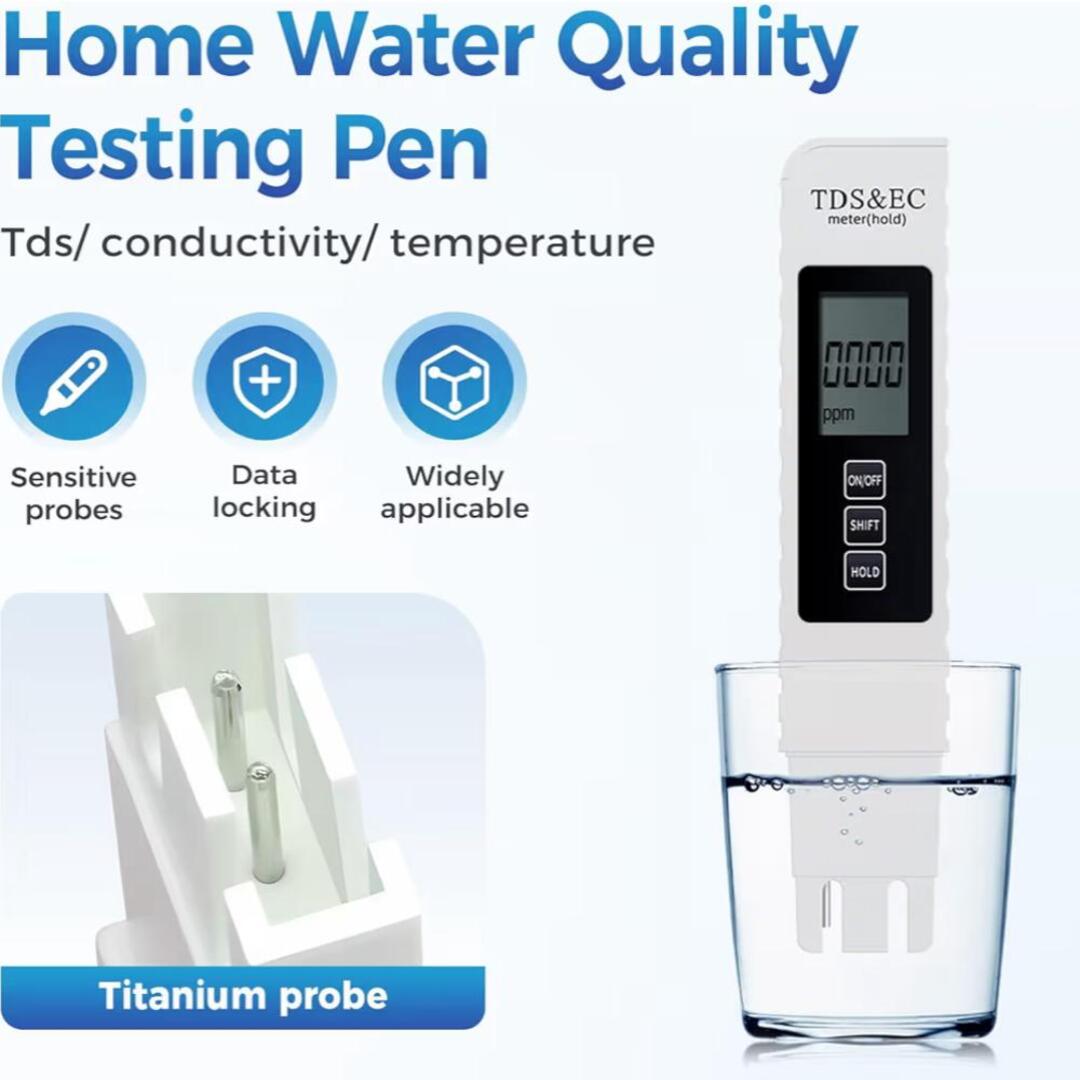 AquaSense | Digitale tester voor waterzuiverheid en TDS-waarden