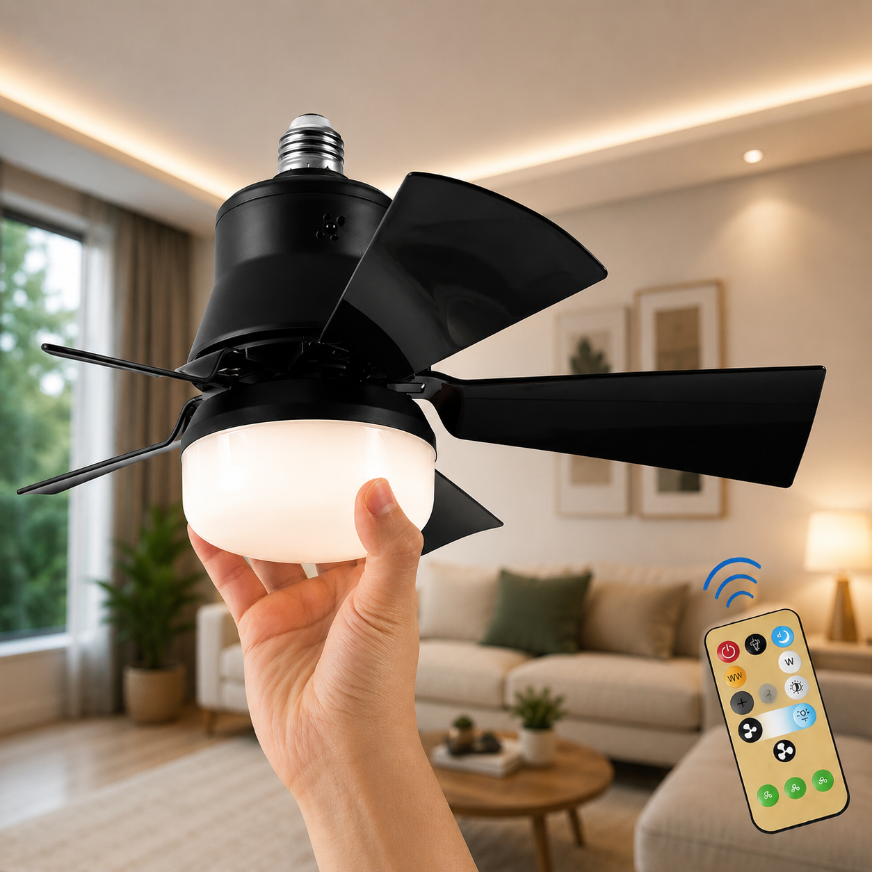 SocketFan Pro | Directe Verkoeling En Verlichting In Één