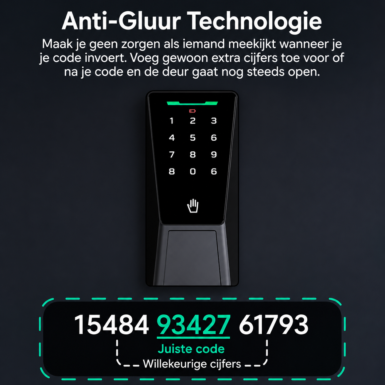 PalmLock | Slim WiFi-Deurslot Met Handpalmherkenning