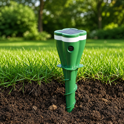 MoleGuard Solar | Bescherm je tuin tegen mollen en ongewenste dieren