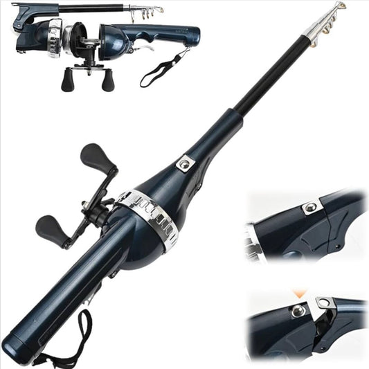 FishFlex | Opvouwbare Hengel met 80M Lijn