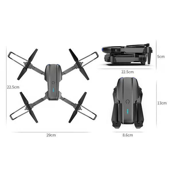 SkyVision Pro | Professionele 4K Dual Camera Drone