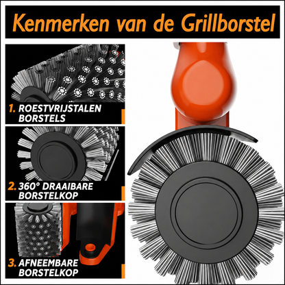 GrillBrush | Moeiteloos Een Schone BBQ