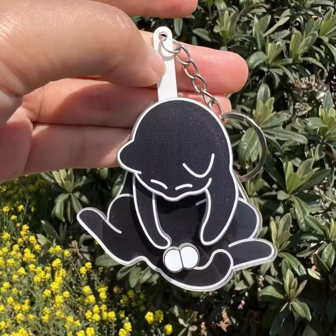 TinyCharm | Sleutelhanger met Kittens & Eieren Design