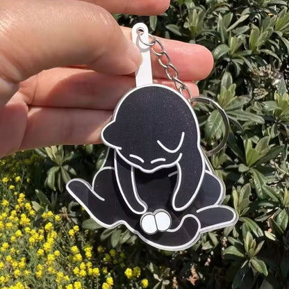 TinyCharm | Sleutelhanger met Kittens & Eieren Design