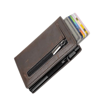 CardSlide | Compacte RFID Wallet met Ruimte voor Kaarten & Contant Geld