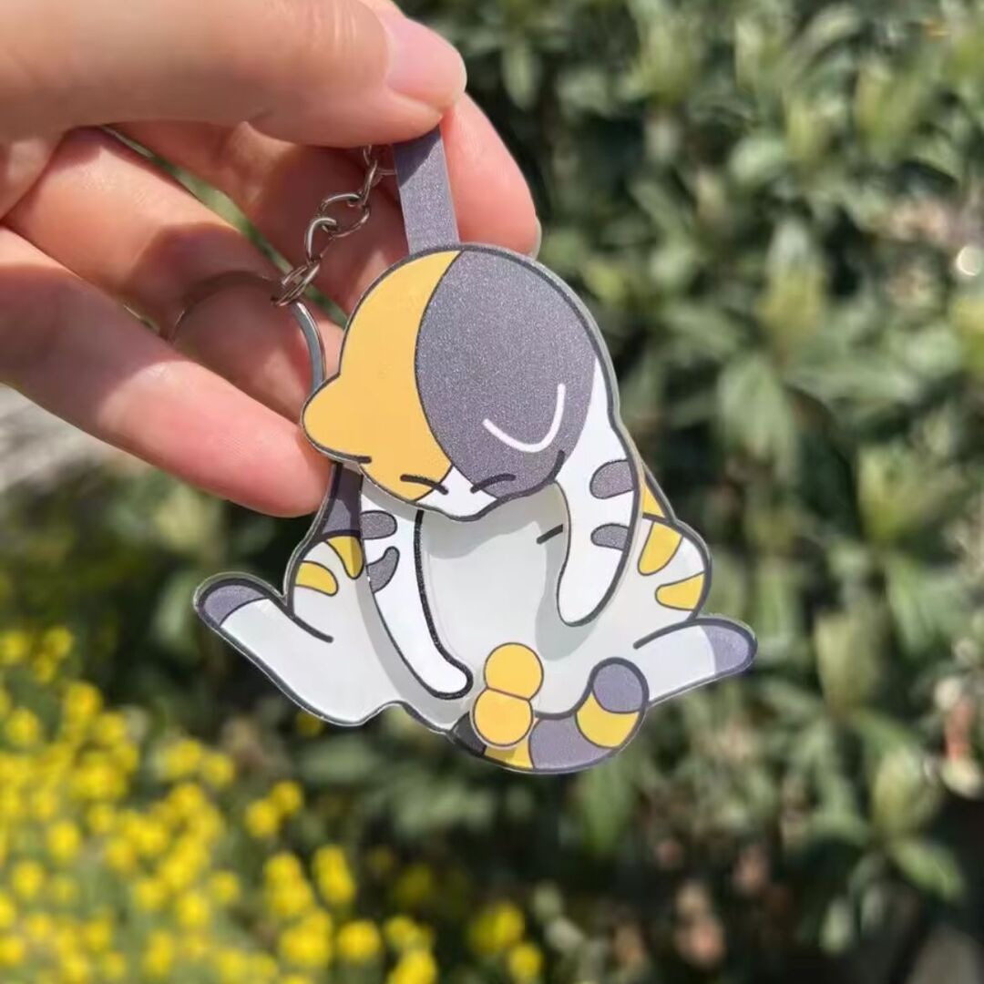 TinyCharm | Sleutelhanger met Kittens & Eieren Design
