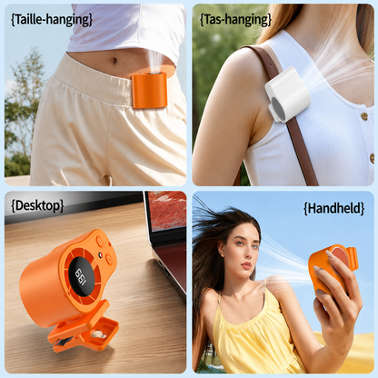 TurboClip Fan | Altijd Persoonlijke Verkoeling Binnen Handbereik