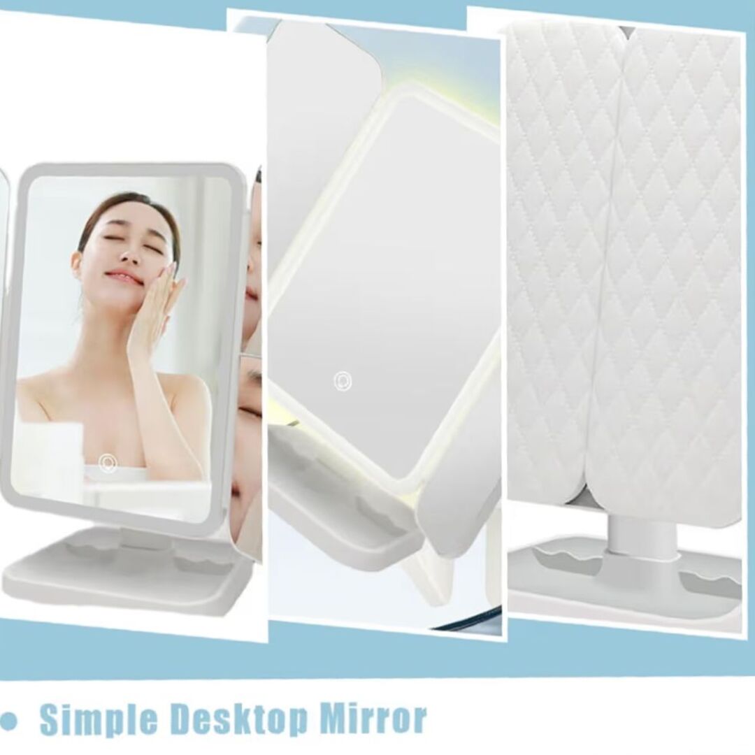 GlowUp Mirror | Make-up Spiegel met Verstelbare LED-verlichting