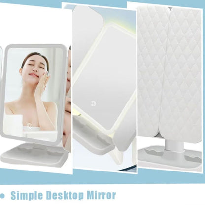 GlowUp Mirror | Make-up Spiegel met Verstelbare LED-verlichting