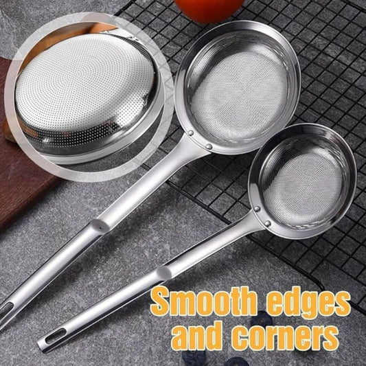 StrainPro | Roestvrijstalen Vergiet met Fijnmazig Gaas voor Perfect Filteren