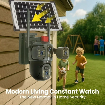 SkyGuard | Triple Lens Domecamera voor Dag & Nachtzicht
