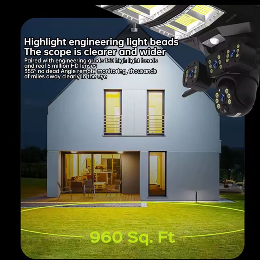 SecureBeam | 4G Beveiligingsspot met Camera & Zonnepaneel