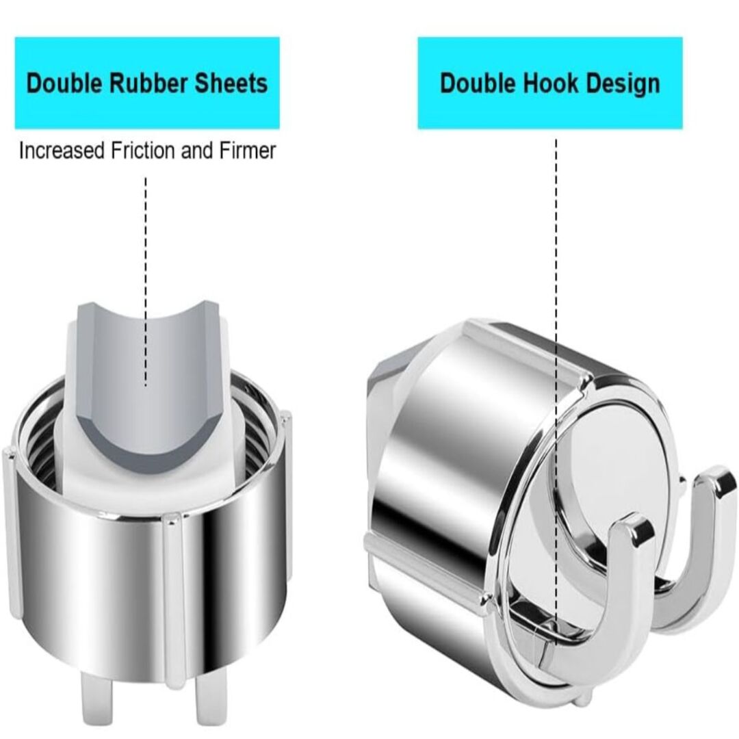ClipShower | Verstelbare Douchekophouder zonder Boren