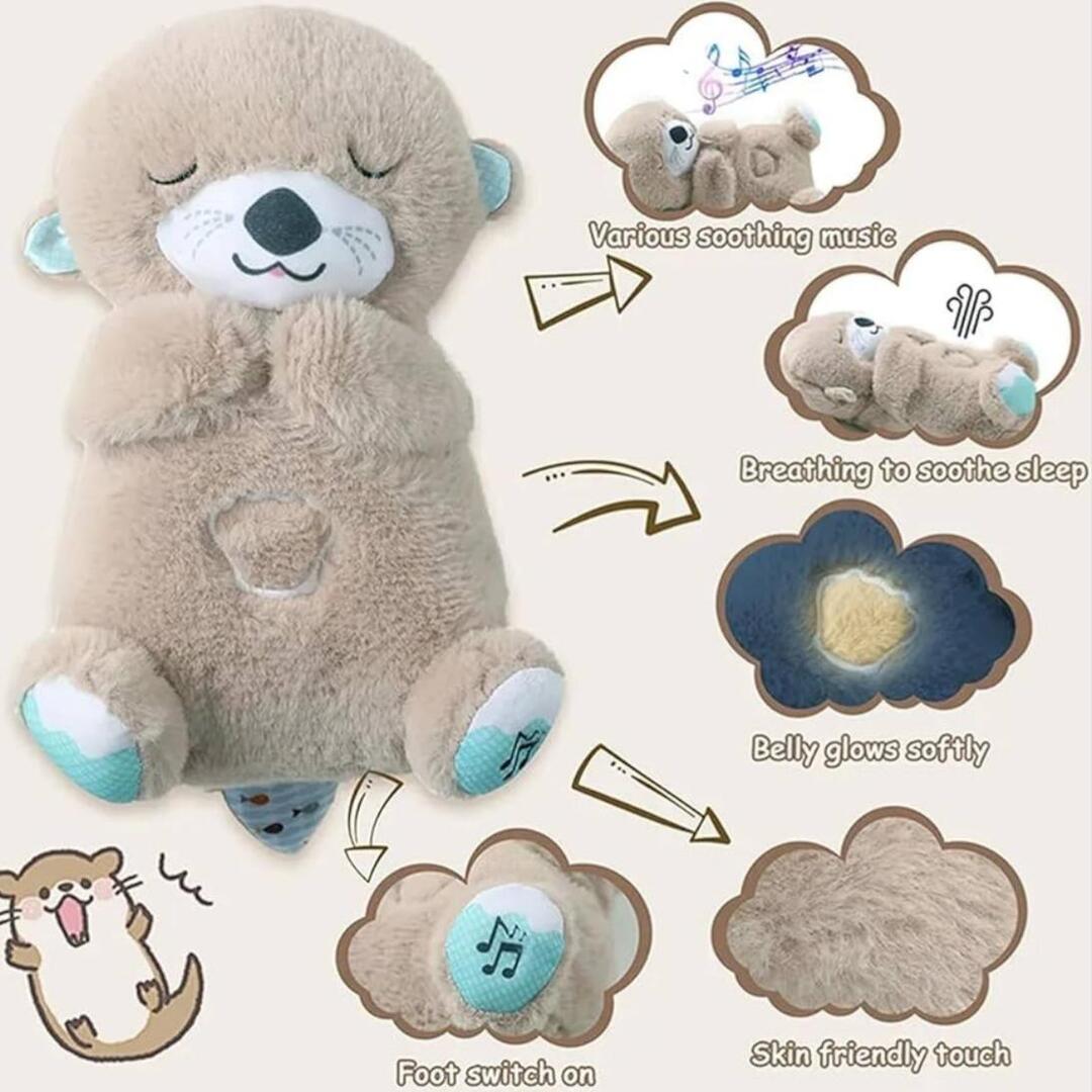 CalmHug | Interactief Knuffeldier voor Diepe Ontspanning en Slaapverbetering