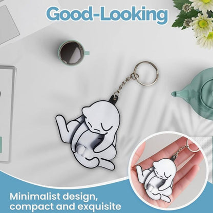 TinyCharm | Sleutelhanger met Kittens & Eieren Design