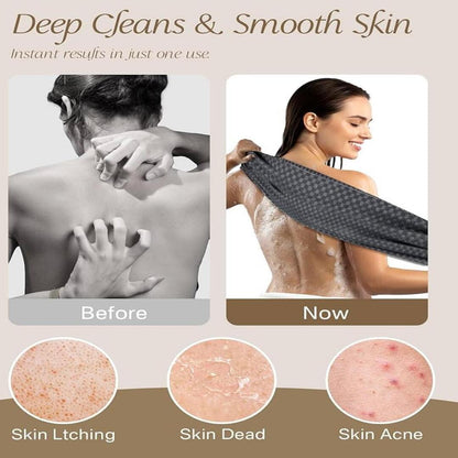 SkinRevive | Exfoliërende douchehanddoek voor een diepe en hygiënische reiniging