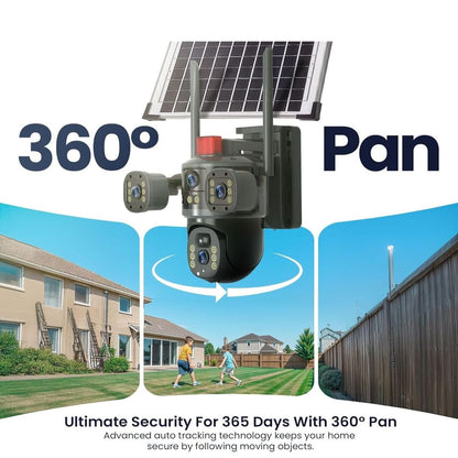 SkyGuard | Triple Lens Domecamera voor Dag & Nachtzicht