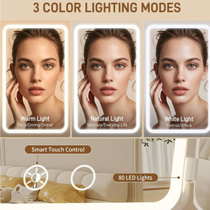 GlowUp Mirror | Make-up Spiegel met Verstelbare LED-verlichting