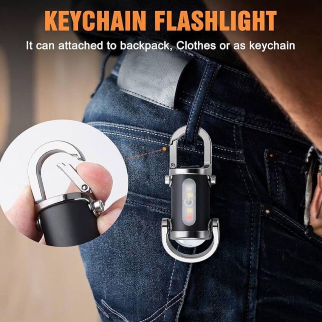 MiniFlash | Oplaadbare Zaklamp Sleutelhanger