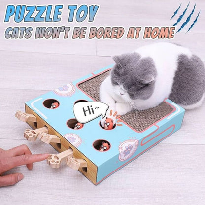 PouncePlay | Interactief Krab- & Speelstation voor Katten