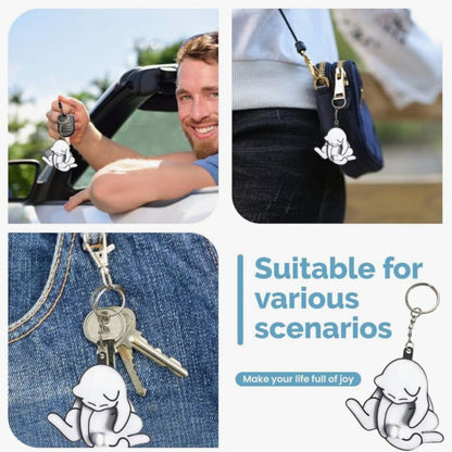 TinyCharm | Sleutelhanger met Kittens & Eieren Design