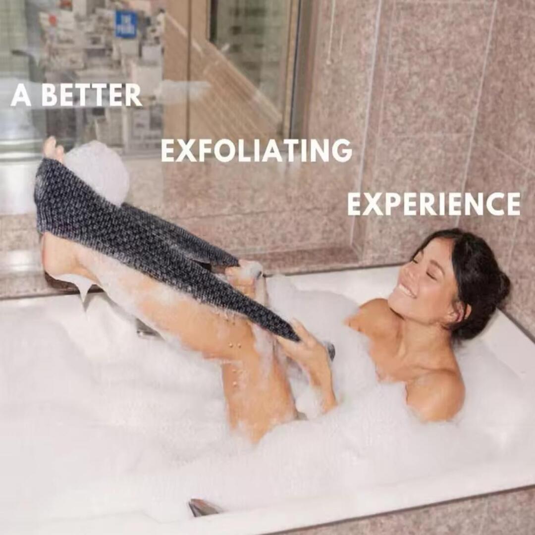 SkinRevive | Exfoliërende douchehanddoek voor een diepe en hygiënische reiniging