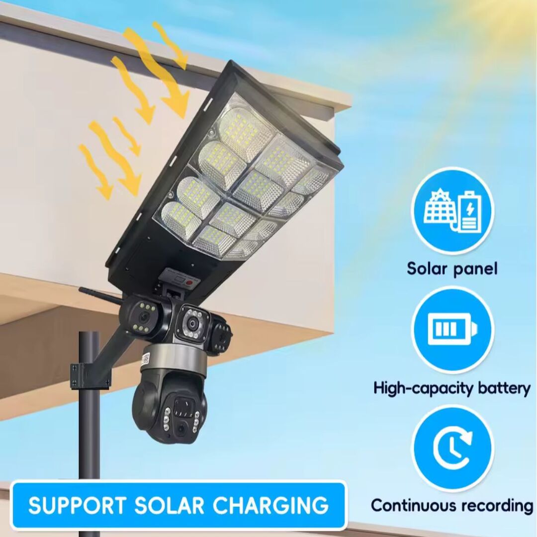 SecureBeam | 4G Beveiligingsspot met Camera & Zonnepaneel