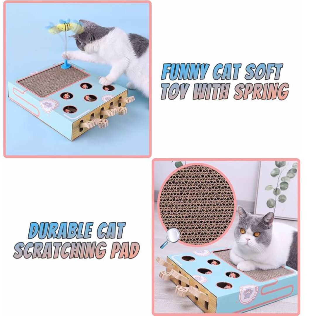 PouncePlay | Interactief Krab- & Speelstation voor Katten