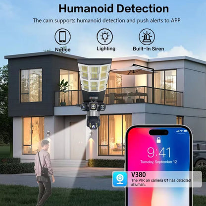 SecureBeam | 4G Beveiligingsspot met Camera & Zonnepaneel