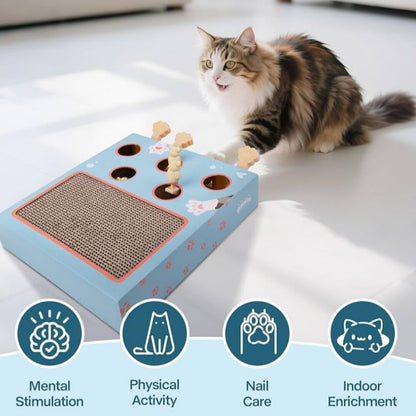 PouncePlay | Interactief Krab- & Speelstation voor Katten