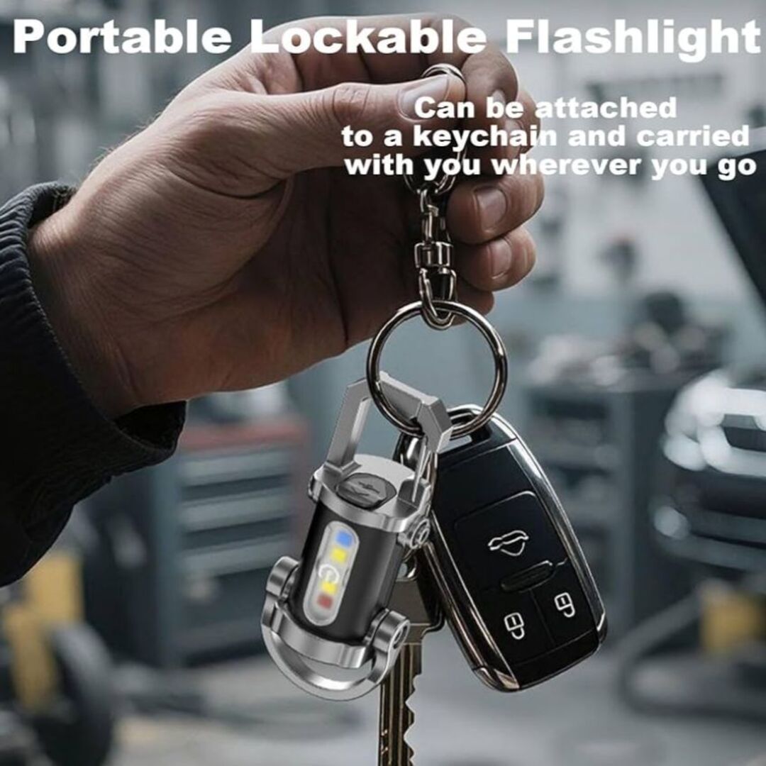 MiniFlash | Oplaadbare Zaklamp Sleutelhanger