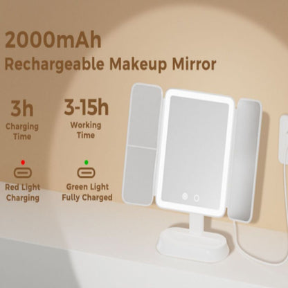 GlowUp Mirror | Make-up Spiegel met Verstelbare LED-verlichting