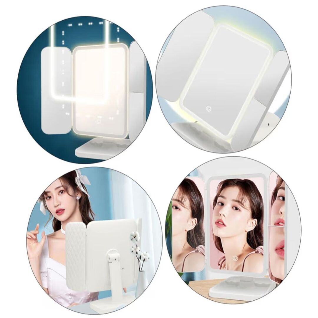 GlowUp Mirror | Make-up Spiegel met Verstelbare LED-verlichting