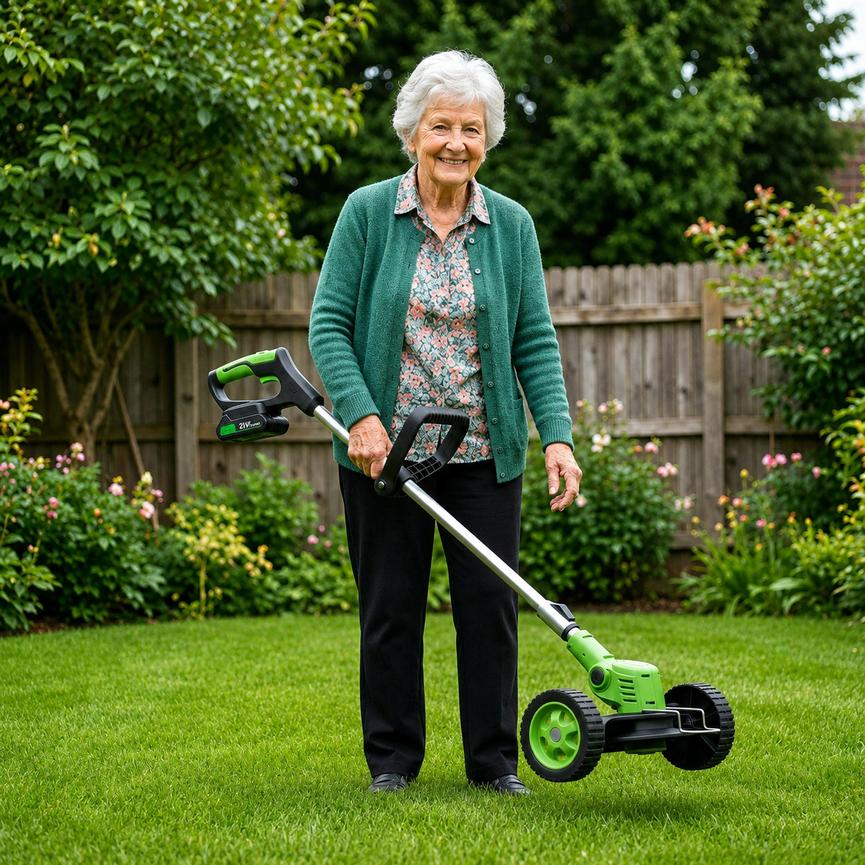 TrimFlex | Draadloze Grastrimmer met Verstelbare Steel