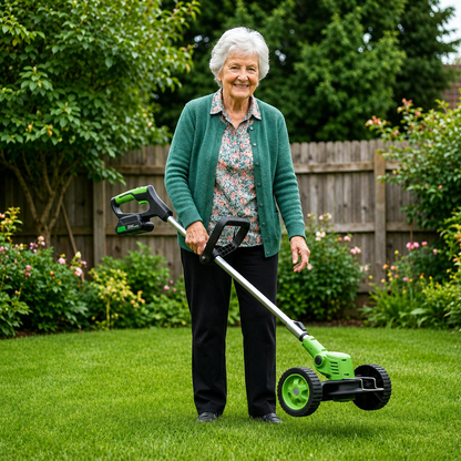 TrimFlex | Draadloze Grastrimmer met Verstelbare Steel
