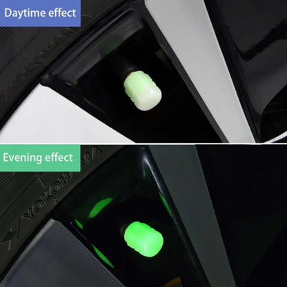 WheelGlow | Batterijloze Neon Ventieldopjes voor Nachtelijke Zichtbaarheid