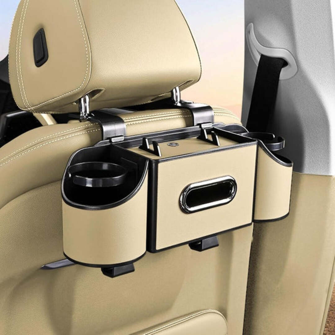 CarTidy | Luxe Auto Organizer met 4-in-1 Opbergsysteem
