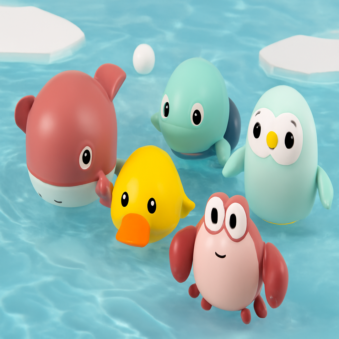 SwimBuddy | Wind-Up Zwemvriendjes voor Bad- en Speeltijd