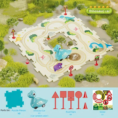 PuzzleRace | Educatief Speelspoor Set