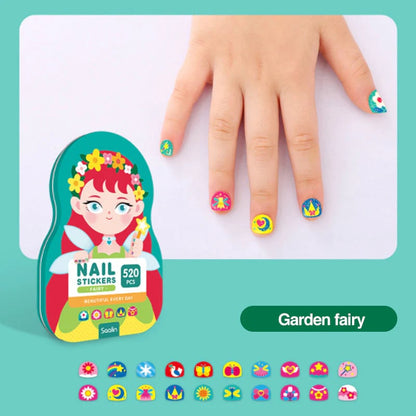 NailFun | Kinder Nagelstickers met Kleurrijke Patronen