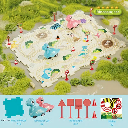 PuzzleRace | Educatief Speelspoor Set