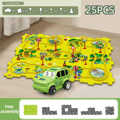 PuzzleRace | Educatief Speelspoor Set