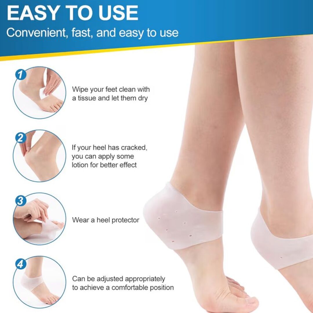 HeelRelief | Herbruikbare Silicone Talonera’s voor Betere Houding en Minder Pijn