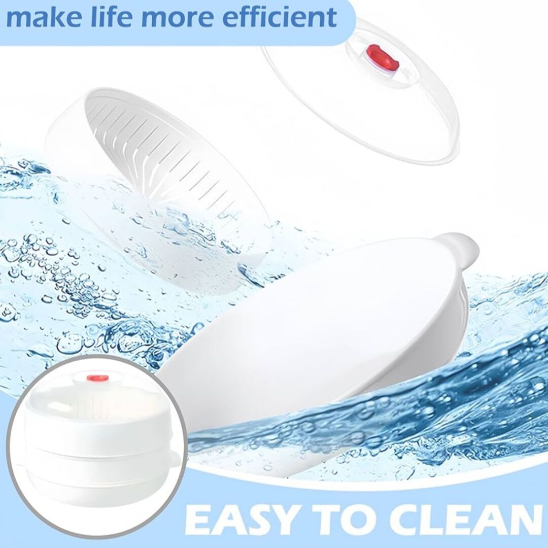 QuickSteam | Dubbel-Laagse Magnetron & Stoommand voor Snel en Gezond Koken