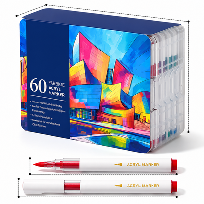 Artevio | Acrylic Paint Markers Set