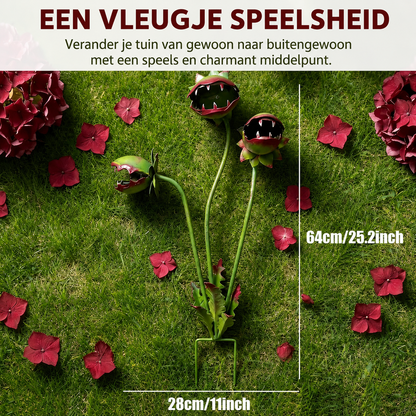 VleesPlant | Decoratieve Metalen Vleesplant Voor De Tuin