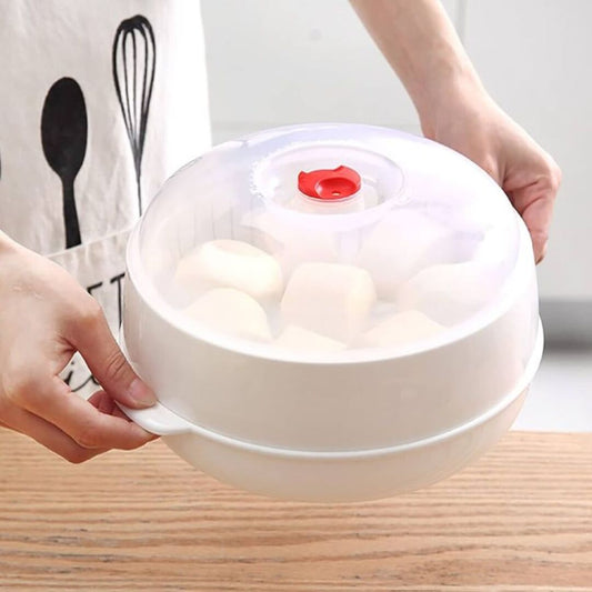 QuickSteam | Dubbel-Laagse Magnetron & Stoommand voor Snel en Gezond Koken