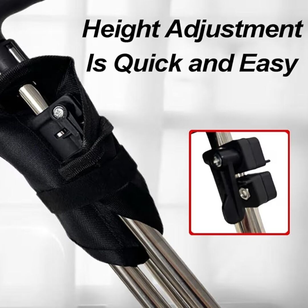 TravelEase | 2-in-1 Wandelhulp met Direct Zitcomfort